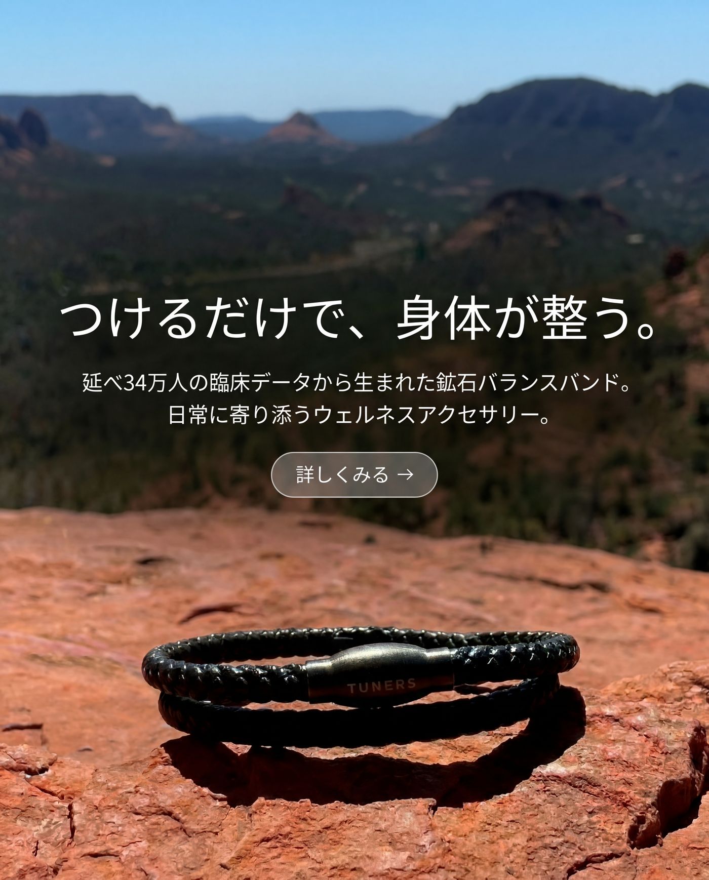 つけるだけで、身体が整う。